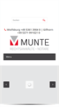 Mobile Screenshot of munte.de