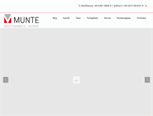 Tablet Screenshot of munte.de